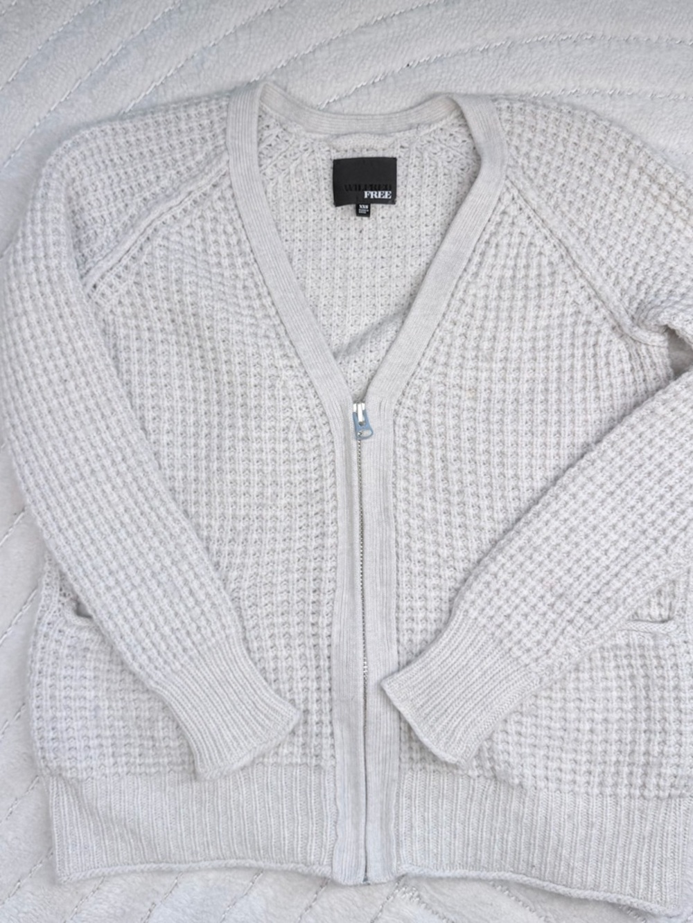 Wilfred Free Merino Wool Cardigan - Heather Oak XXS
